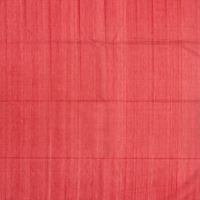 Teal Handloom Kora Silk Cotton Saree With Buttas & Hot Pink Pallu