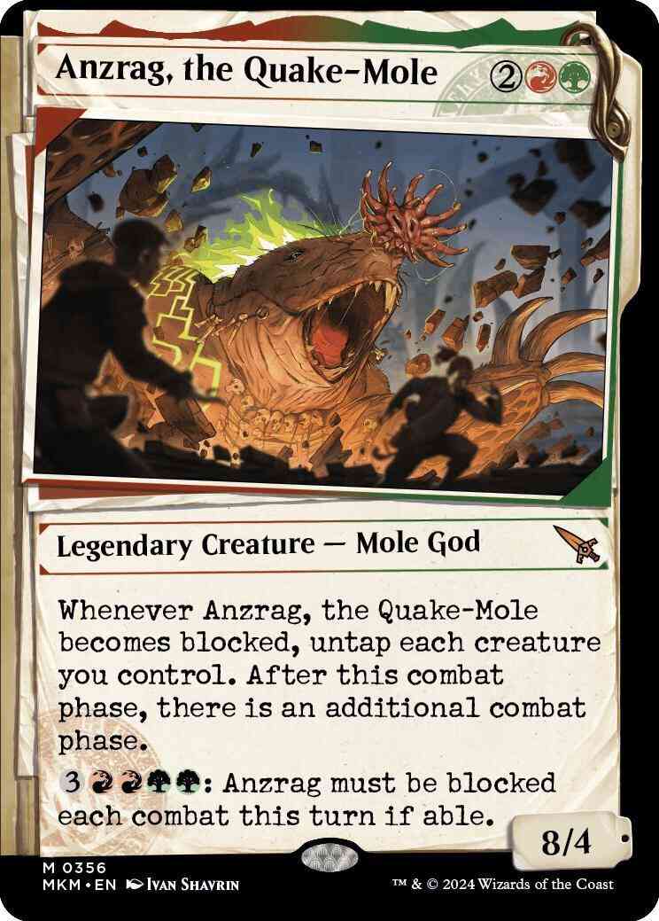 Anzrag, the Quake-Mole [356] [Dossier Showcase] [Murders at Karlov Manor] [Non-Foil]