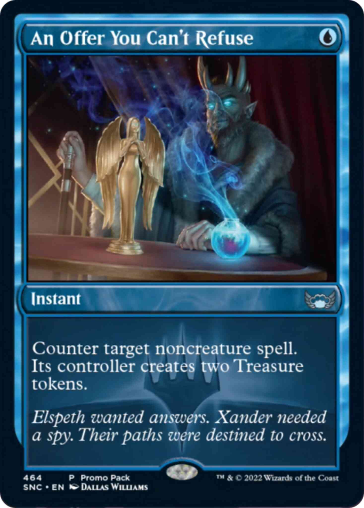 An Offer You Can't Refuse [464] [Dark Frame Promo Pack] [Streets Of New Capenna] [Non-Foil]
