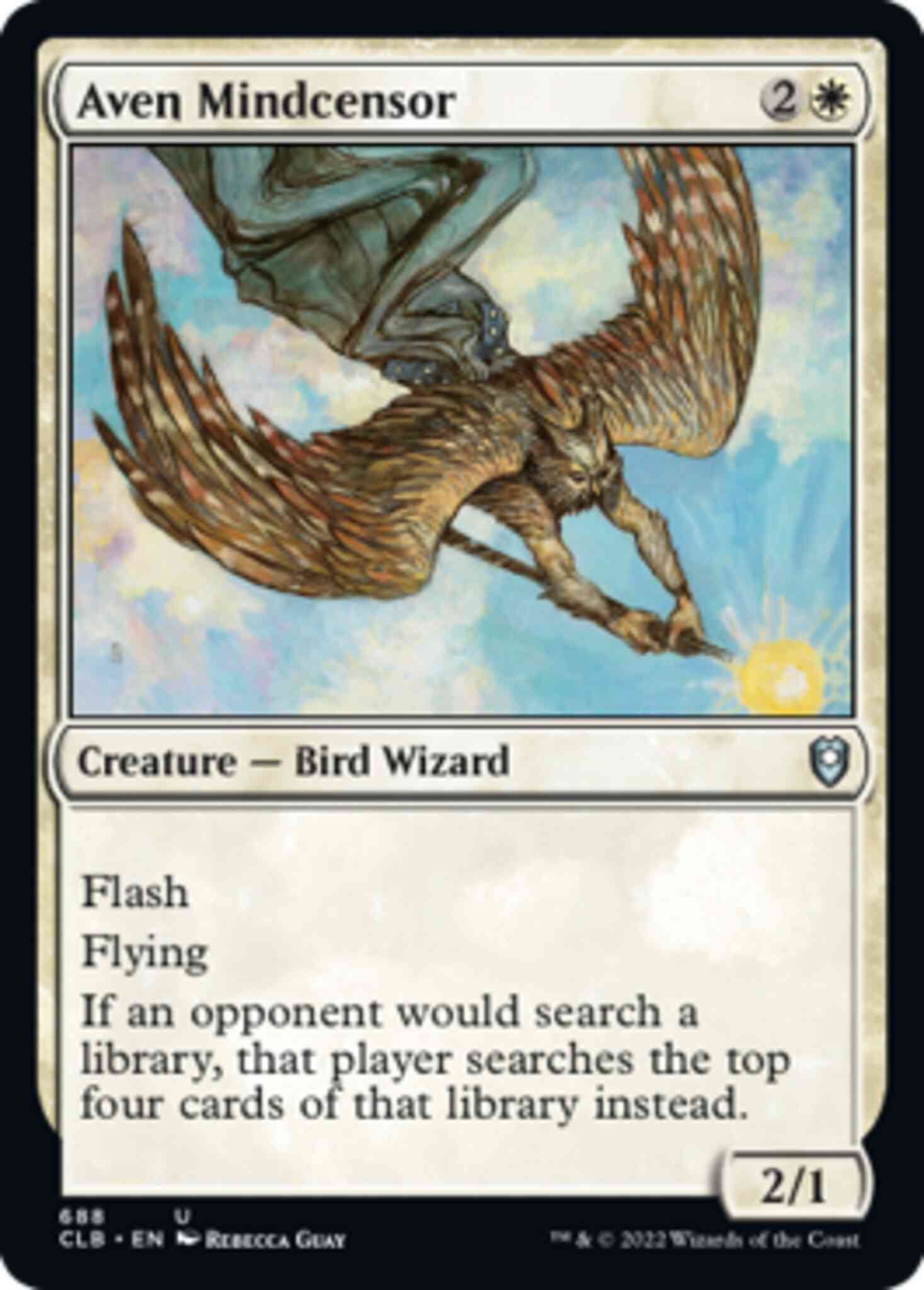 Aven Mindcensor [688] [Commander Legends: Battle for Baldur's Gate] [Non-Foil]