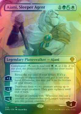 Ajani, Sleeper Agent [375] [Borderless] [Dominaria United] [Foil]