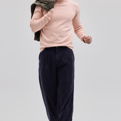Light Pink Knitted Sweatshirt