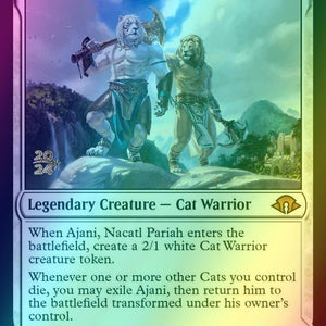Ajani, Nacatl Pariah // Ajani, Nacatl Avenger [237s] [Prerelease] [Modern Horizons 3: Promos] [Foil]