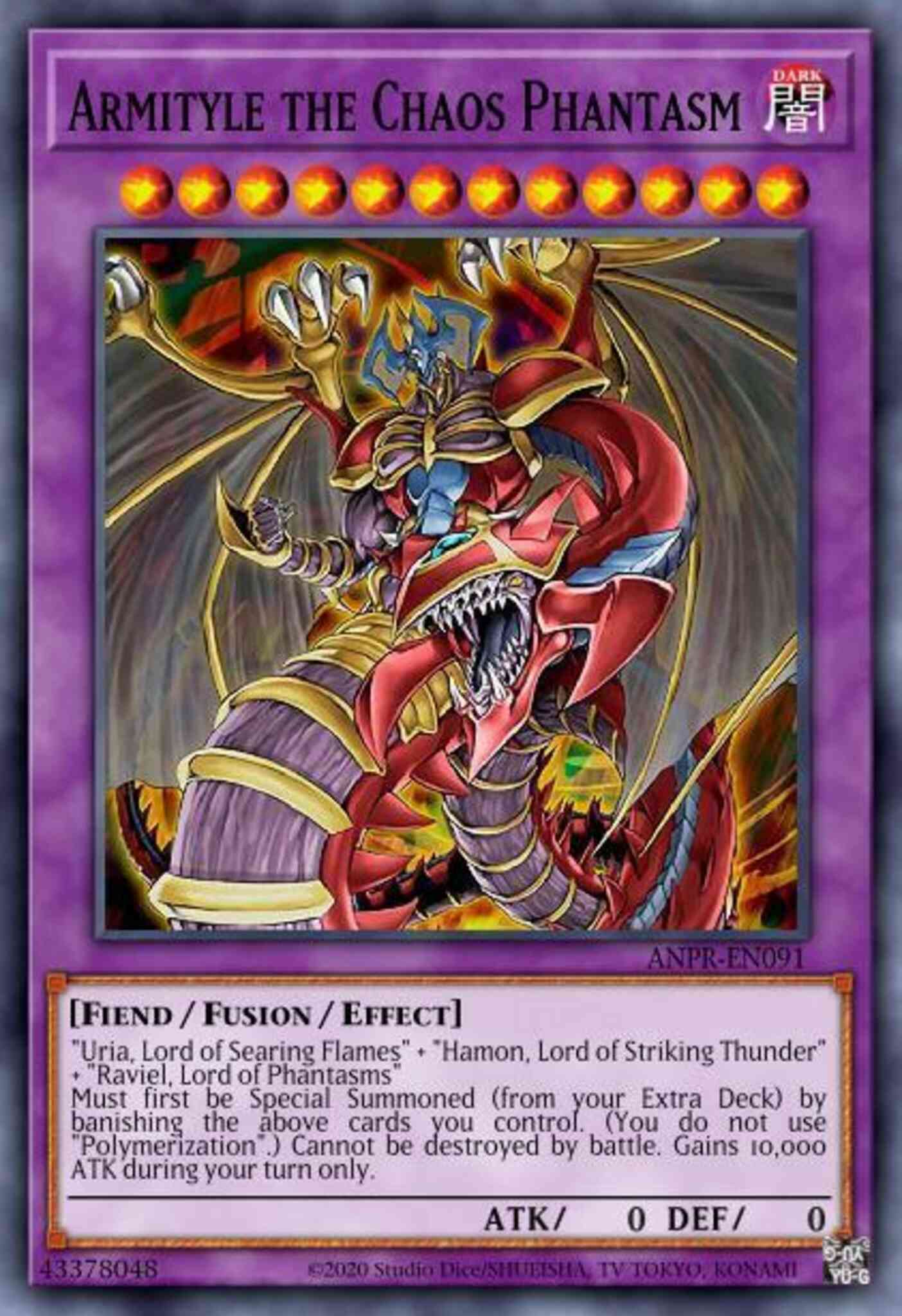Armityle the Chaos Phantom - DUSA-EN099 - Ultra Rare - 1st Edition