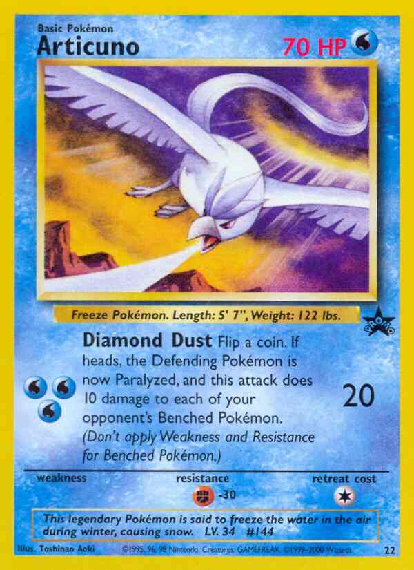 Articuno - 22/53 - Promo [basep-22] [Non-Holo]