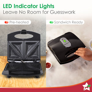 Acura Plus Sandwich Maker 750W Non-stick by blacktree