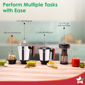 Select Mixer Grinder 750W 4 Jar .