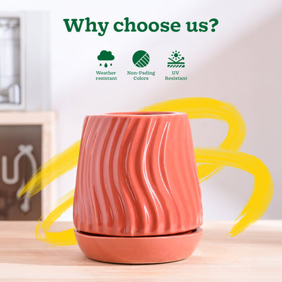 Fallen Angel Ceramic Planter