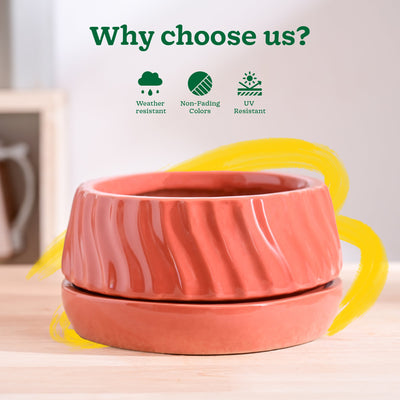 Fallen Angel Ceramic Planter