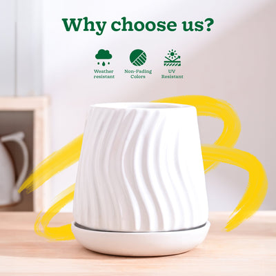 Fallen Angel Ceramic Planter