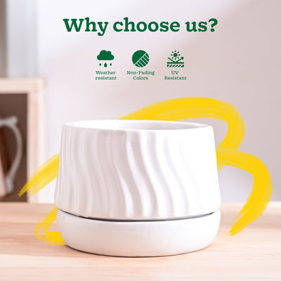 Fallen Angel Ceramic Planter