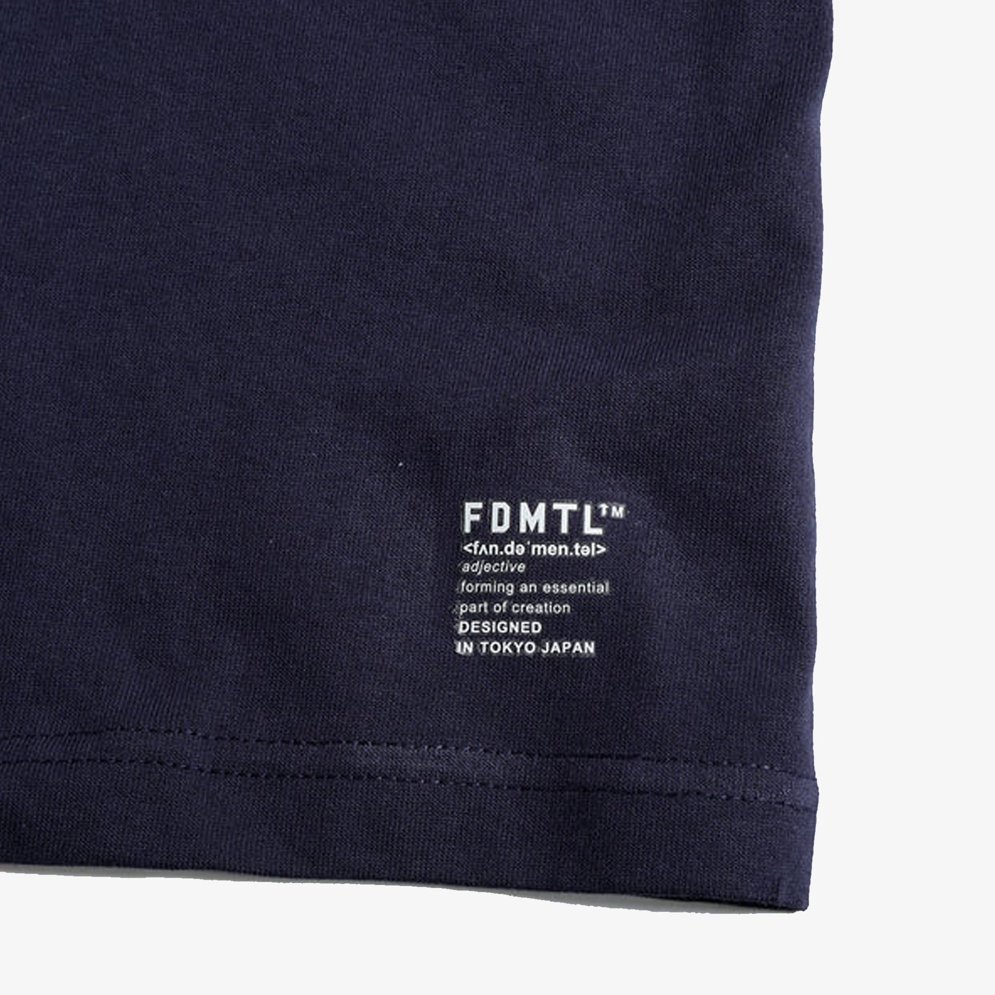 FDMTL | FDMTL LOGO TEE { NAVY