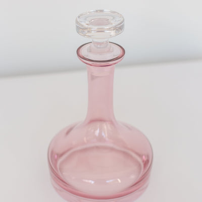 Estelle Colored Decanter- Vogue {Rose}