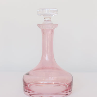 Estelle Colored Decanter- Vogue {Rose}