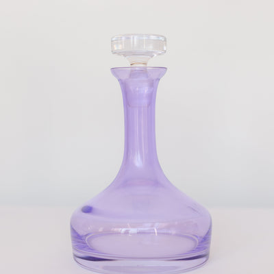 Estelle Colored Decanter- Vogue {Lavender}