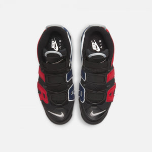Nike | AIR MORE UPTEMPO '96 { BLACK / UNIVERSITY RED