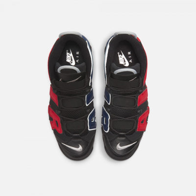 Nike | AIR MORE UPTEMPO '96 { BLACK / UNIVERSITY RED