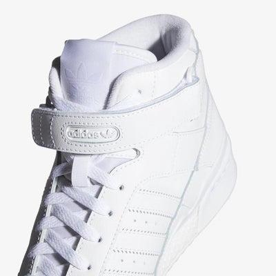 Adidas Originals | FORUM MID  { CLOUD WHITE