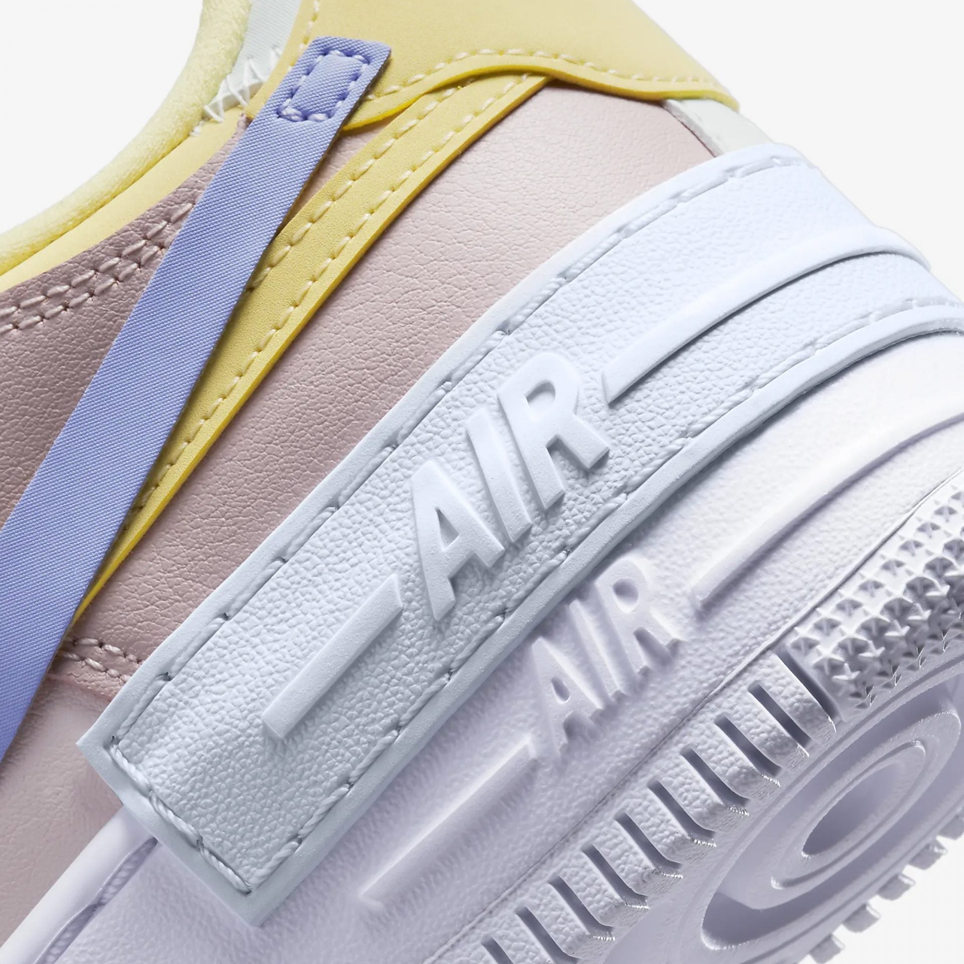 Nike | AIR FORCE 1 SHADOW  { LIGHT SOFT PINK/LEMON WASH