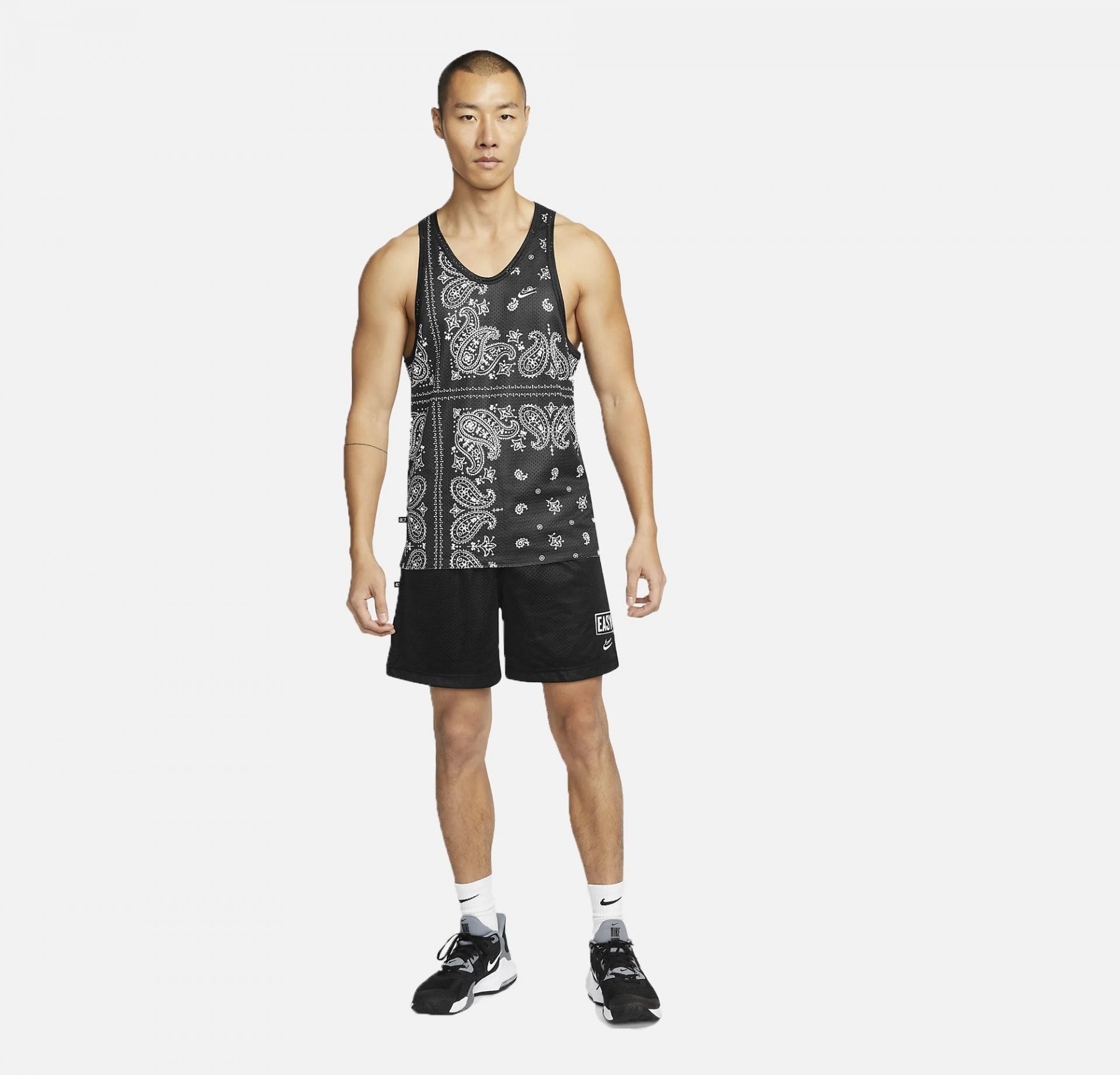Nike | DRI-FIT KD SLEEVELESS TOP  { BLACK / SUMMIT WHITE