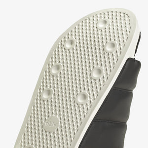 Adidas Originals | ADILETTE ESSENTIAL  { BLACK/WHITE