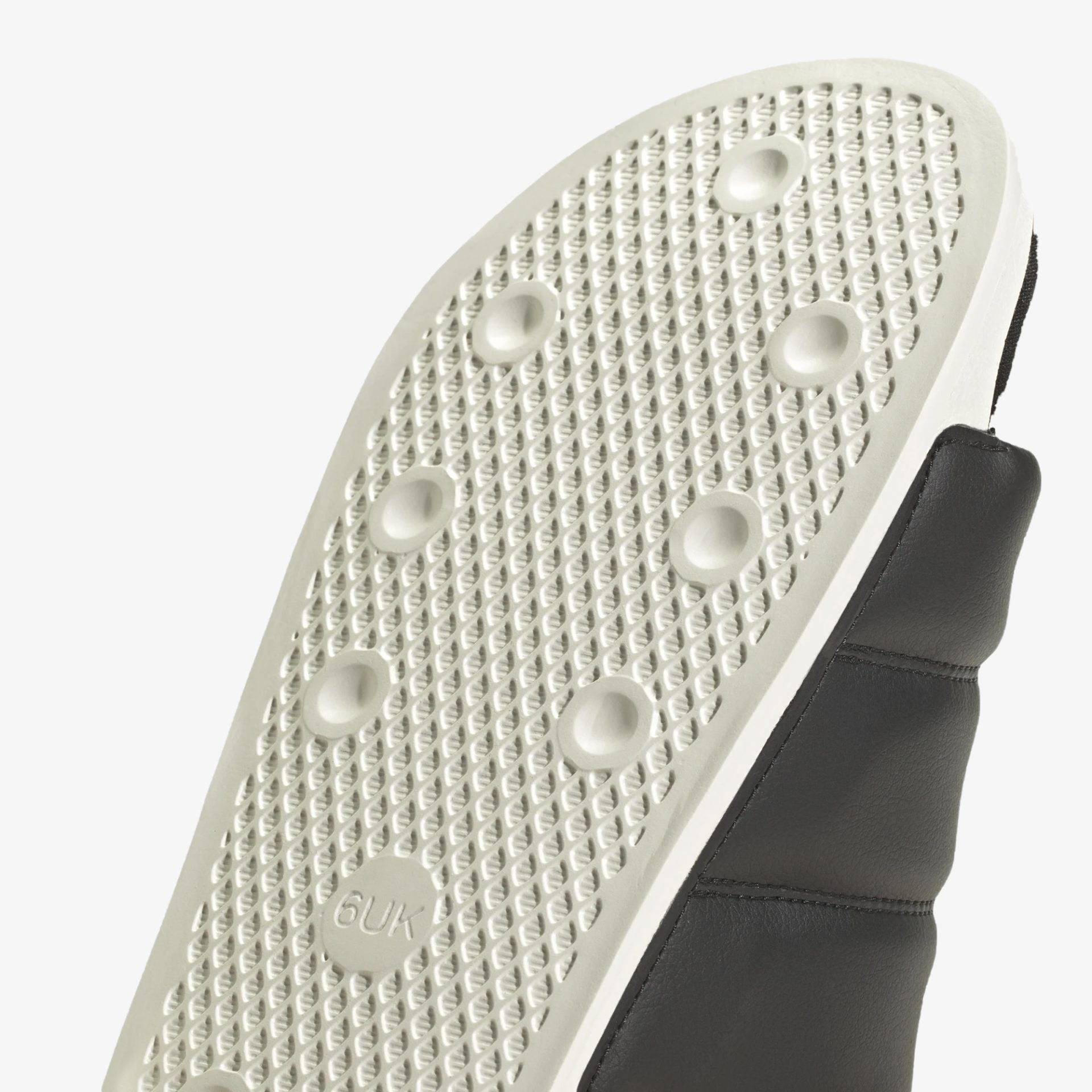 Adidas Originals | ADILETTE ESSENTIAL  { BLACK/WHITE