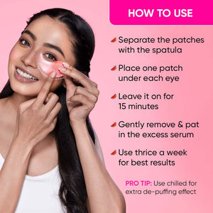 Watermelon Cooling Hydrogel Eye Patches