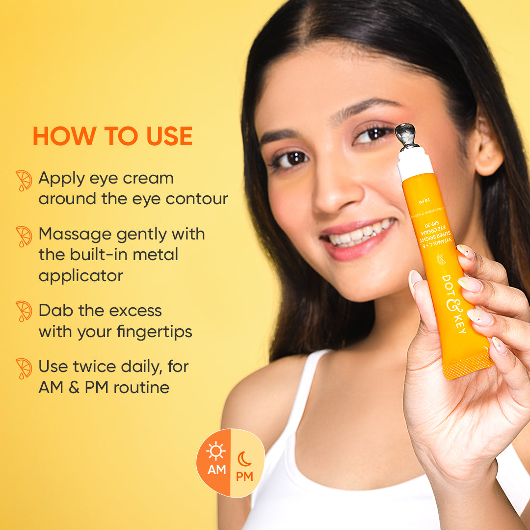 Vitamin C + E Eye Cream SPF 30 for Dark Circles