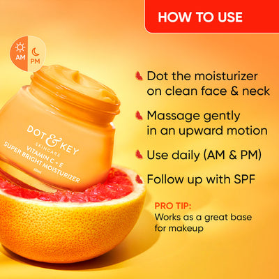 Vitamin C + E Moisturizer for Glowing Skin