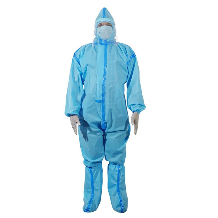 60 GSM Personal Protective Equipment Kit-Taffeta with Seam Tape for Housekeeping & Courier