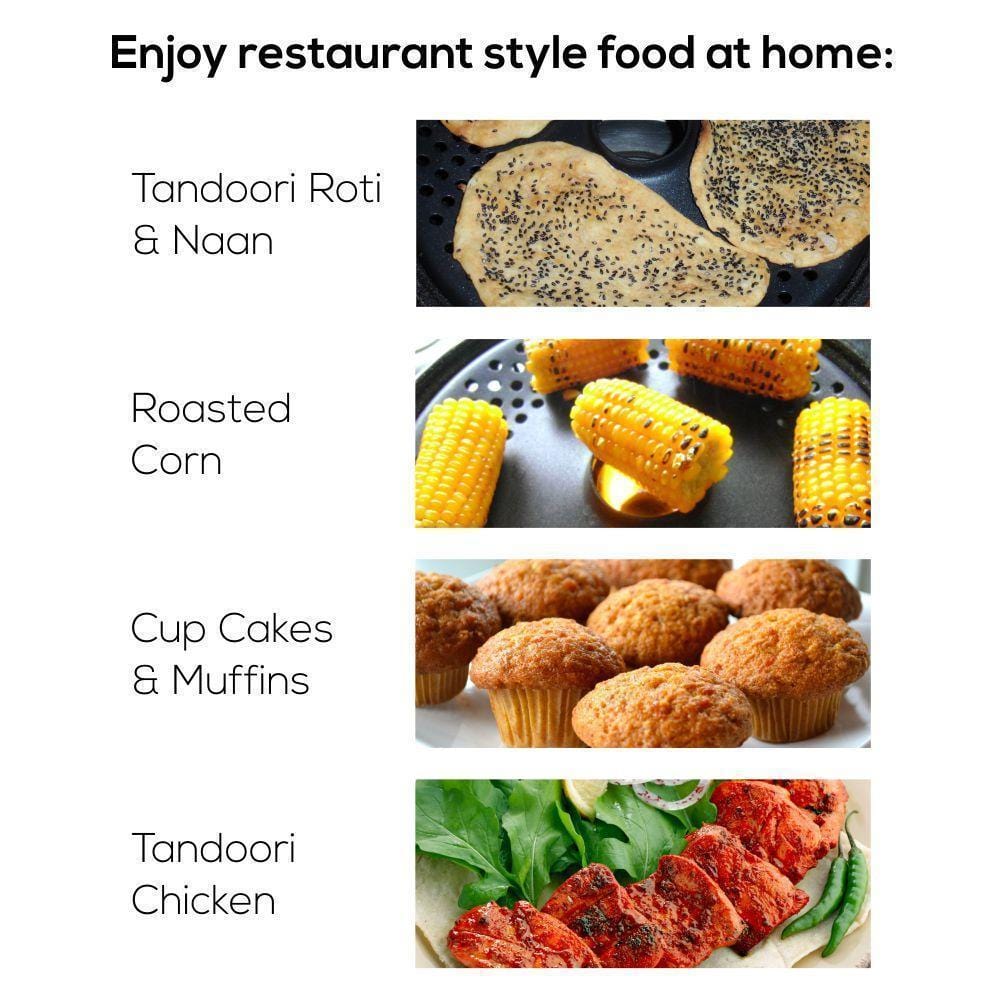 Wonderchef Renewed Gas Oven Tandoor 4 Pieces Set .