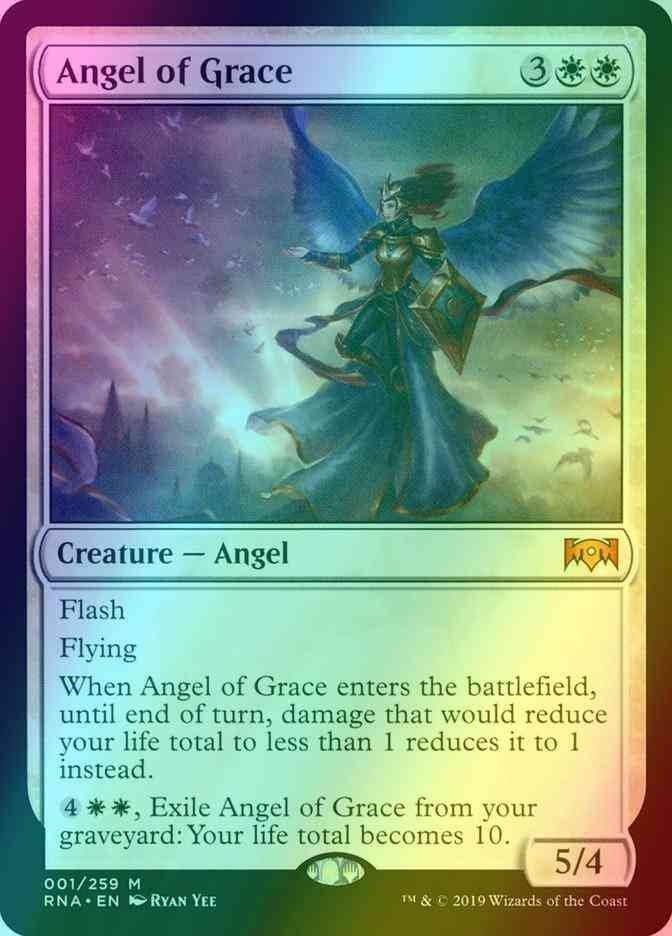 Angel of Grace [1] [Ravnica Allegiance] [Foil]