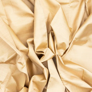 Cream Handloom Kanchipuram Korvai Silk Saree With Stripes