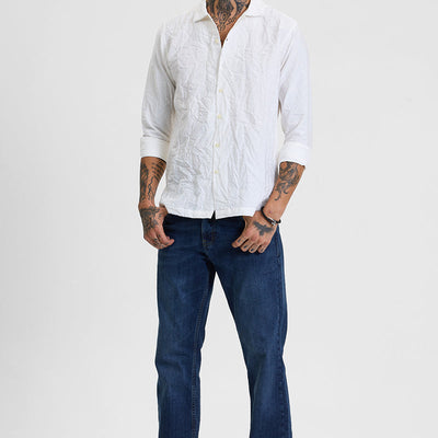 White Crinkle Shirt