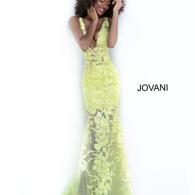 Embroidered Fitted Sleeveless Gown by Jovani 60283