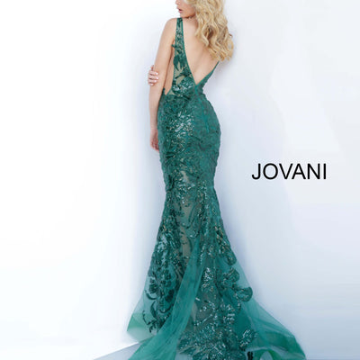 Embroidered Fitted Sleeveless Gown by Jovani 60283