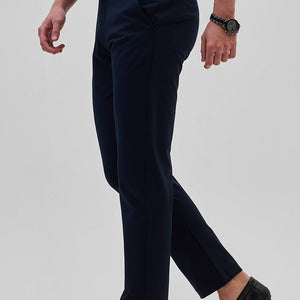 Navy Slim Fit Trousers