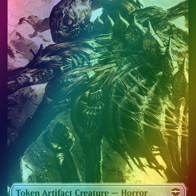 Angel Token (01) // Horror Token (10) [Commander Legends Tokens] [Foil]