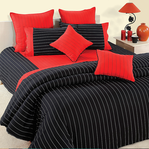 BLACK STRIPES BED SHEETS - MAGICAL LINEA - 5603