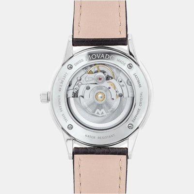 1881 Automatic Men Quartz Blue Dial Analog Leather Watch 607454