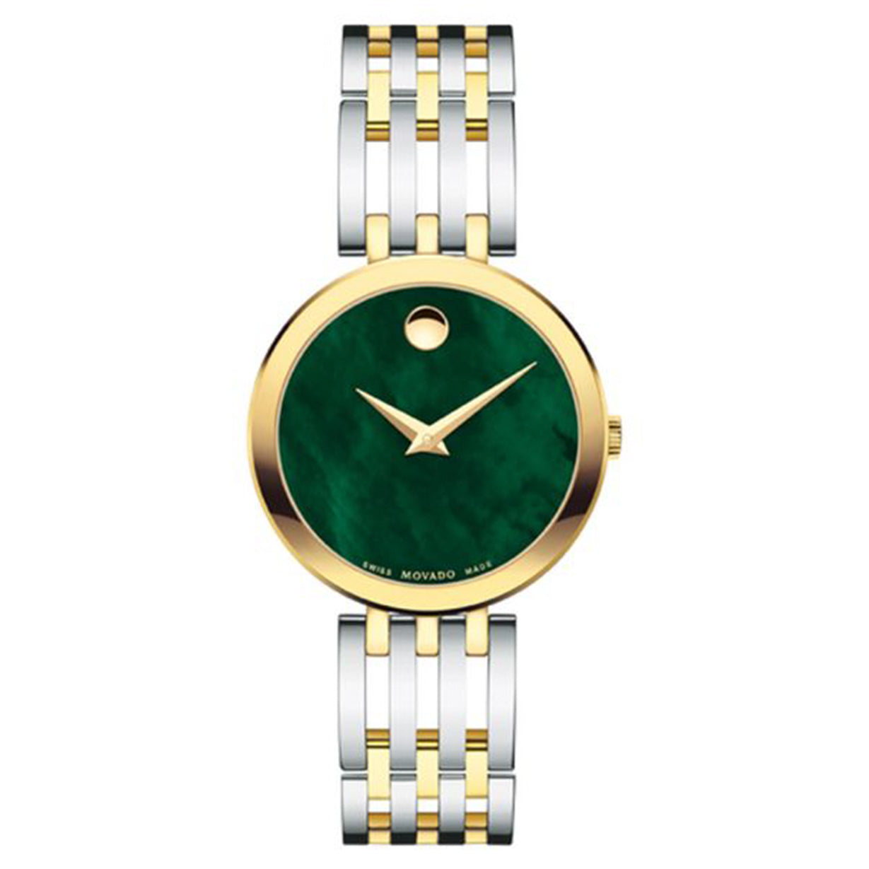 Movado Esperanza Green Mother Of Pearl Dial Women 28mm