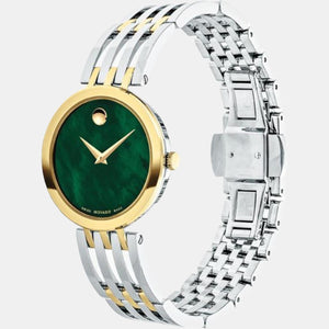 Esperanza Women Quartz Green Dial Analog Stainless Steel Watch 607570