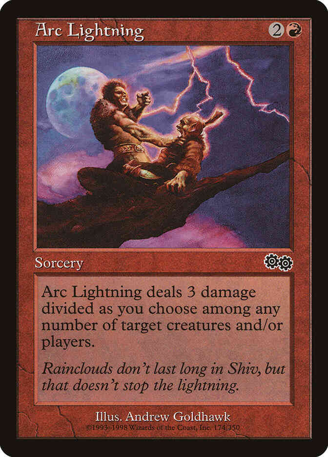 Arc Lightning [174] [Urza's Saga] [Non-Foil]