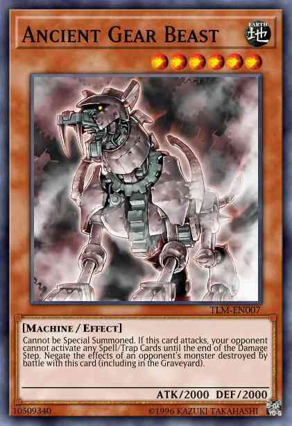 Ancient Gear Beast - TLM-EN007 - Rare - 1st Edition