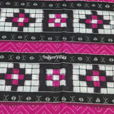 Purple Sambalpuri Pasapali Cotton Fabric