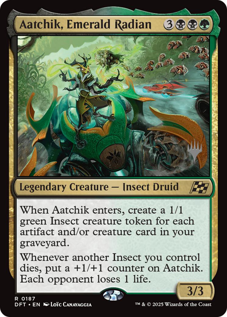 Aatchik, Emerald Radian [187p] [Promo Pack] [Aetherdrift: Promos] [Non-Foil]