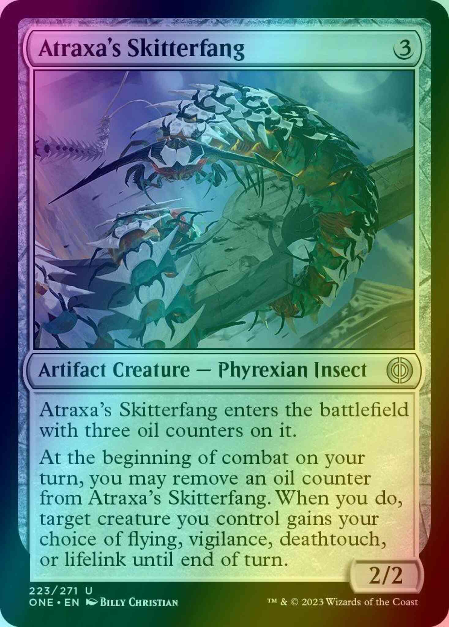 Atraxa's Skitterfang [223] [Phyrexia: All Will Be One] [Foil]
