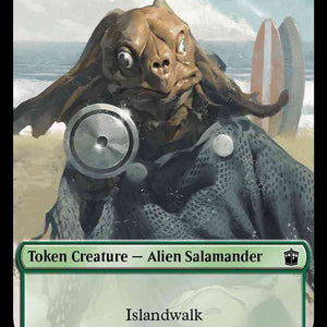Alien Salamander Token (16) // Mutant Token (18) [Universes Beyond: Doctor Who: Tokens] [Non-Foil]