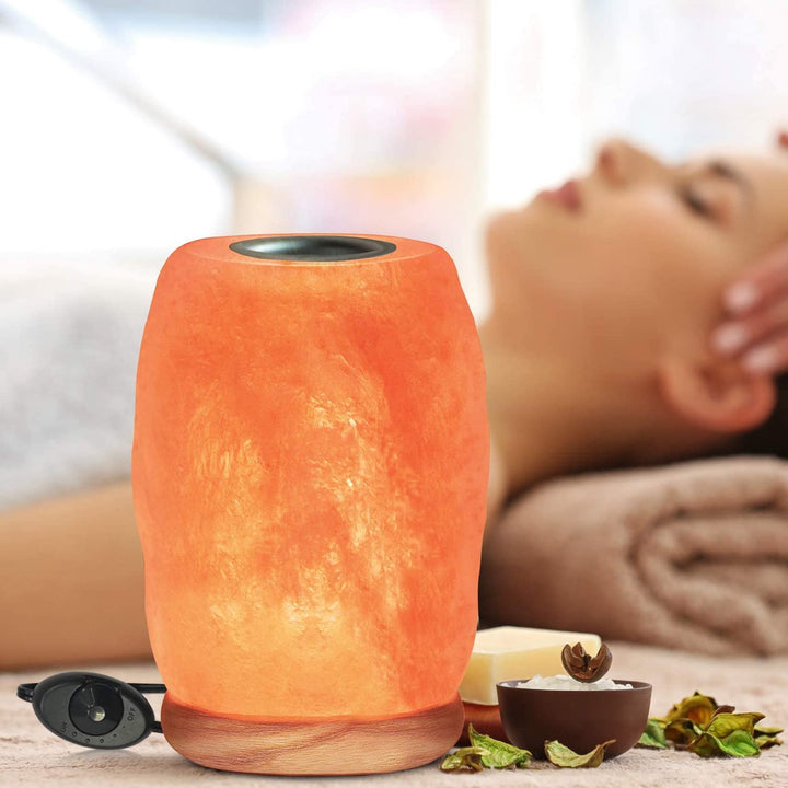 Upyogaa Himalayan Salt Electric Aroma Diffuser | Natural Diffuser | Aromatherapy | Rustic Home Decor