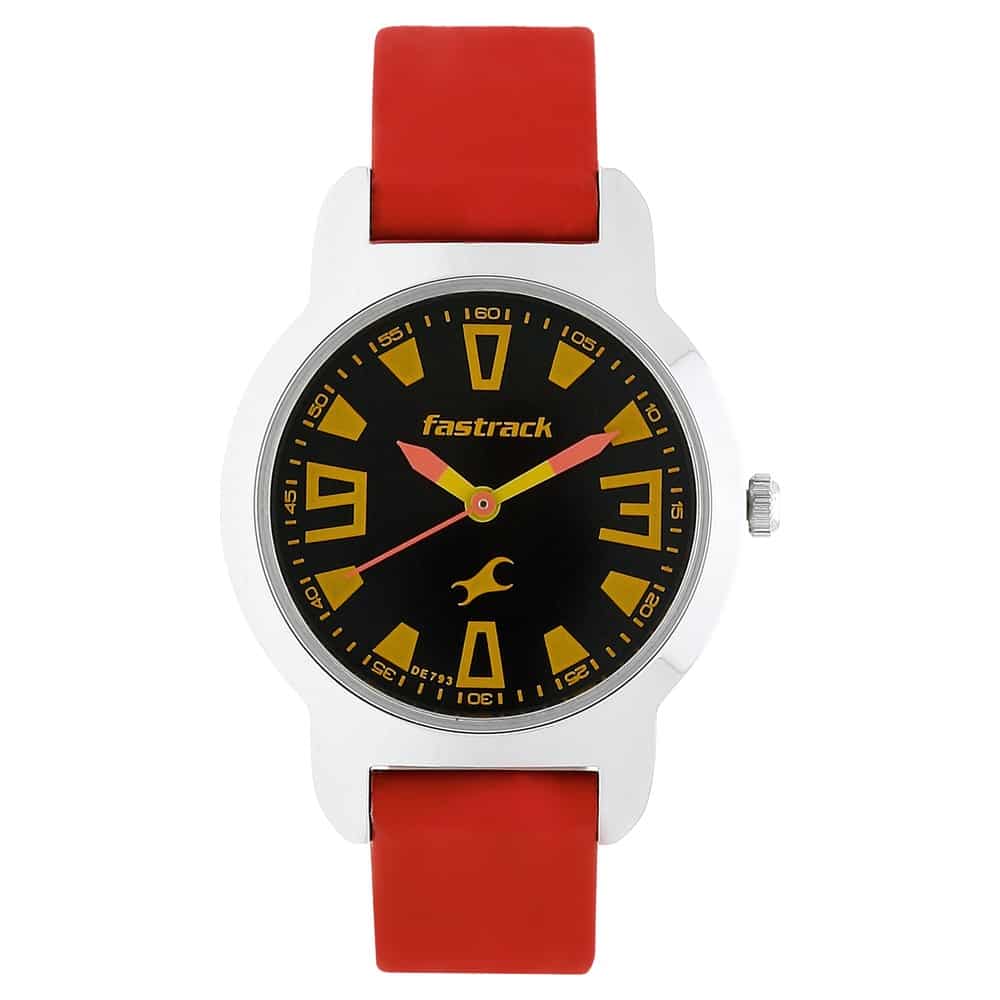 Fastrack Black & Red